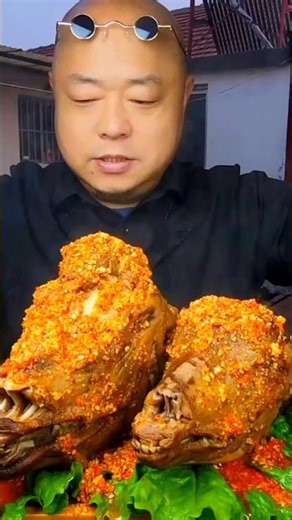 it's goat head beef 🍖 eating ASMR mukbang yummy #chinesemind #foodasmr #mukbang #ricedumpling#shorts