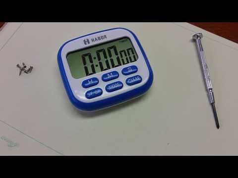 Remove beeping sound from a kitchen timer