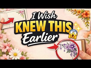 Don’t Draw Corners Before Watching This! 8 Stunning Floral Corner Ideas for Bullet Journal 💐