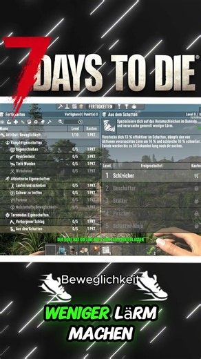 7 Days to Die Agility Guide 2026 🔥 All Skills Explained