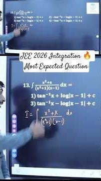 JEE 2026 Integration 🔥 Most Expected Question #jee2026 #integration #jeemaths #jeemains