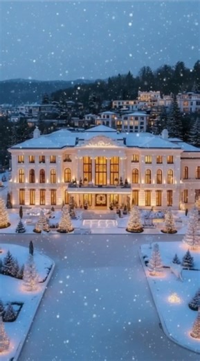 Perfect Christmas Mansion Tour 🎄✨ Cozy Old Money Vibes ❄️ #viral #christmasaesthetic