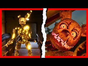 FNAF Secret Of the Mimic - Spring Trap Boss Fight & Jumpscare & Chase Scene