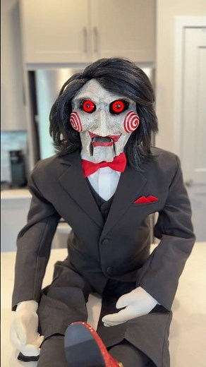 Billy the Puppet from Saw 🎯 #horror #halloween #horrormovies #halloweendecor #movie #movies