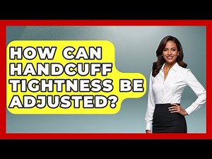How Can Handcuff Tightness Be Adjusted? - Law Enforcement Insider