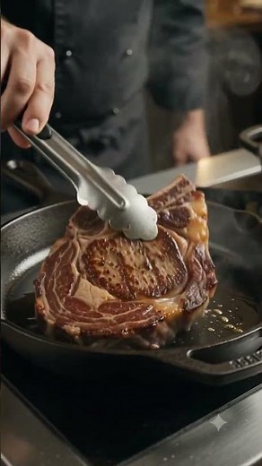 Tomahawk Steak Served with Gourmet Sides🥩🔥