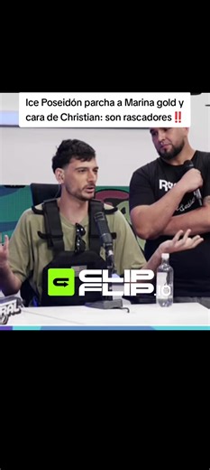 Ice Poseidón parcha a Marina gold y cara de Christian: son rascadores‼️ #iceposeidon #carlitostv #marinagold #farandula #startearning_clipflipio