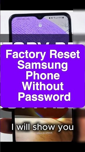 Forgot Password? Factory Reset Any Samsung Phone #Samsung #SamsungGalaxy #HardReset