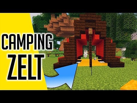 How to Build a Tent in Minecraft | Minecraft tent building German
