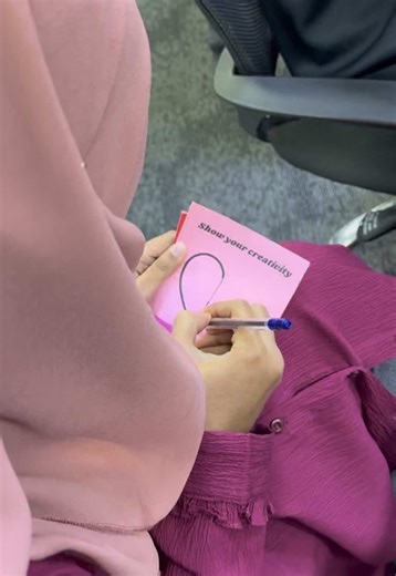 Gave everyone half a heart... and they filled it with creativity #officevibes #work #fyp #corporatelife #office