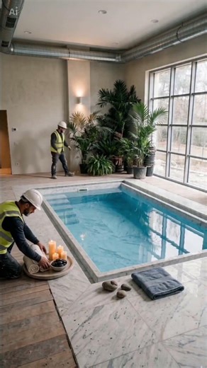 Luxury Indoor Pool Spa Transformation – Before & After