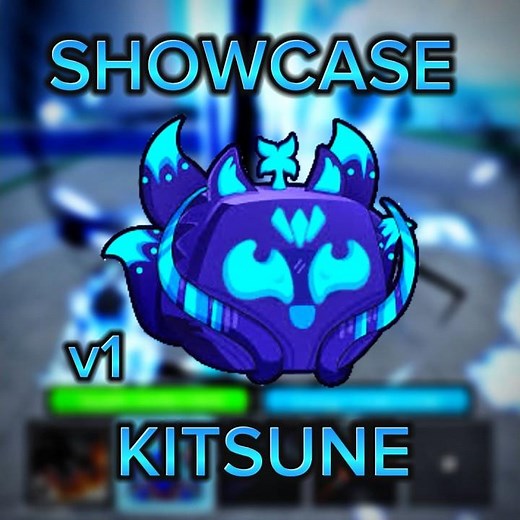 Kitsune V2 Showcase 🔥 Full Power & Skills Reveal | Blox Fruits 😱 #viral