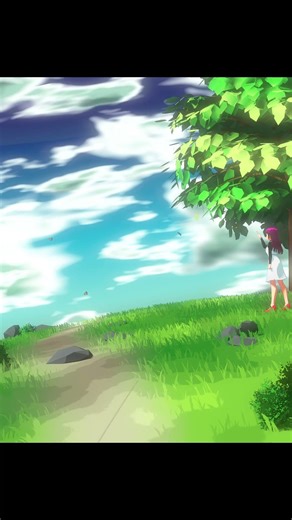 Anime-Style Animation in blender 4.1 #animation #shorts