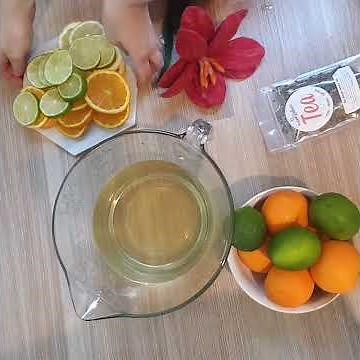 How to Make a Green Tea and Citrus White Sangria