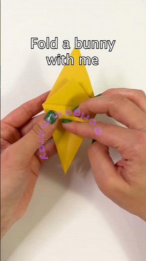 Bunny origami | tutorial