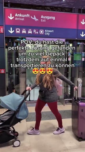 Wieso hab ich das erst vor kurzem entdeckt...?! 🙈🤯 Man kann sogar drei Koffer damit verbinden und