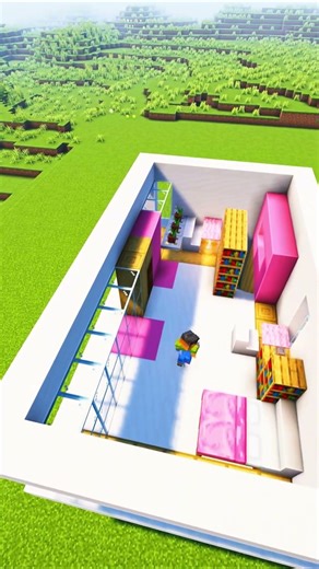Minecraft Modern Base #shorts #minecraft #gaming