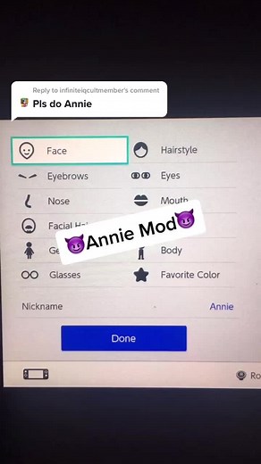 Reply to @infiniteiqcultmember #mii #miimaker #nintendo #switch #fnf #anniefnf #katespadenyhappydance