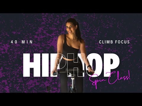 40 Minute HIPHOP Spin Class | HIIT + HILLS