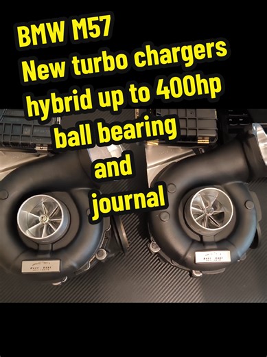 We manufacture high-performance turbochargers for BMW engines M57, N47, and B58. Available upgrades and pricing: N47 Stage 2 turbocharger – up to 280 HP – €600 M57 Stage 1 – up to 340 HP – €500 M57 Stage 2 – up to 400 HP – €650 M57 Stage 2 ball bearing – up to 400 HP – €750 M57 Bi-Turbo Stage 2 – up to 460 HP – €750 B58 Gen 1 turbocharger – up to 700 HP – €1200 We offer Stage 1–Stage 3 solutions, as well as a 173 kW Stage 4 turbocharger for extreme performance 1200€ ball bearing #m57 #bmwlife #s