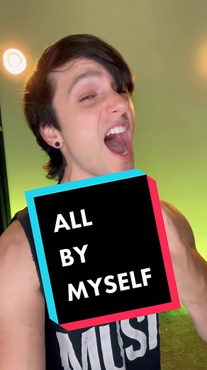 Use this sound & do something funny 😉 - LINK IN BIO @celinedion #allbymyself #singingchallenge #celinedion #celine #sing #belting