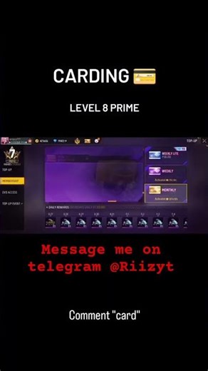 FREE 10,000 Diamonds | prime level 8 + Play Store Carding?! 😱 carders 💸 Secret Trick! 🤫 2026