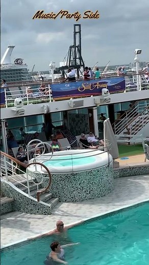 Ruby Princess Lido Deck Pools #cruise #cruiseship #princesscruises #cruisetime #travel