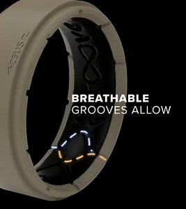 💯 94-Year Warranty 💨 Breathable Grooves 123,581 5-star Reviews! Featuring Groove’s patented, breathable grooves and air-ports, our silicone rings are the perfect, safe, comfortable alternative to a traditional wedding band. | GrooveLife