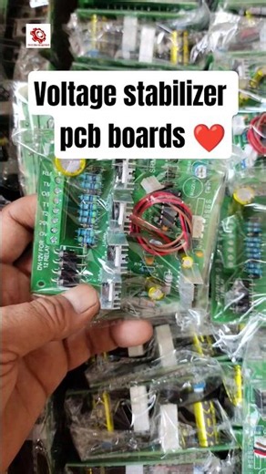 🔧 AC Voltage Stabilizer PCB Board Review | Display & Non-Display Circuit Board #Shorts