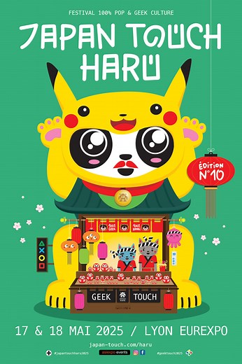 JAPAN TOUCH HARU/GEEKTOUCH - 17 & 18 mai 2025 à Lyon Eurexpo