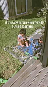 It's always better when they're playing together. . . 👨‍👦❤️ #thebrothers #playingtogether #playtime #playing #play #playingunderthesun #caelumdwayne #simeonwyndham | Herbert Jason Timutimu
