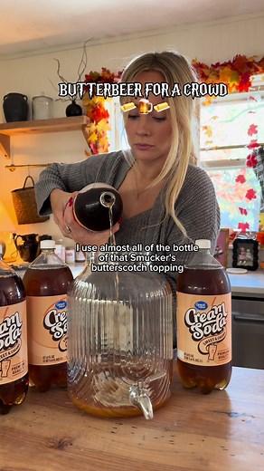 How to Make Non-Alcoholic Butterbeer for a Crowd