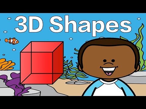 Name 3D Shapes: Under the Sea Math Brain Break