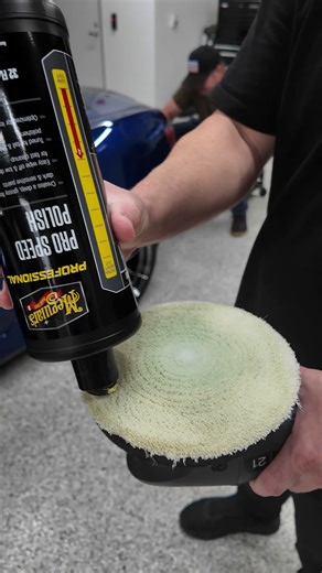 When you have sensitive paint and want a deep, glossy finish Pro Speed Polish M200 is one of the best options! In the Bay with @dustiinw #meguiars #polishing #compound #ReflectYourPasison | Meguiar's