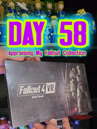 Day 58 appraising my Fallout Collection! Got some awesome stuff here I don't get to show very often. Lots of neat Nick Valentine merch, and some pretty hard to find Fallout 4 VR merch! #Fallout #Falloutdaily #Day58 #nickvalentine #fallout4vr