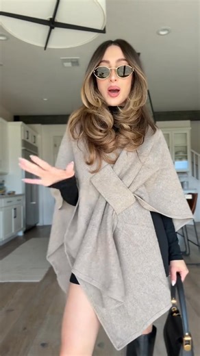 ✨ Ditch Boring Layers — This Wrap Is Your New Style Warmth Obsession! ✨ Tired of coats that cramp your style or scarves that slip off? Our Chic Knot Wrap is the game-changer your wardrobe needs — cozy, versatile, and instantly elevates any look! 🧥 ✅ Why US Fashion Lovers Are Obsessed: 8 Gorg Colors: Beige, Camel, Khaki, Green, Black, Gray, Burgundy, Dark Gray — match every outfit. One Size Fits All: 62.2” x 43.3” — no awkward sizing, just effortless style for every body. Cozy Polyester Fabric: 
