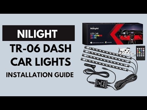 Installation & Setup : Nilight TR-06 Under Dash Car Lights User Guide