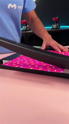 MPRO | Custom hair tie made with MPRO 1.5" Manual Press | Instagram