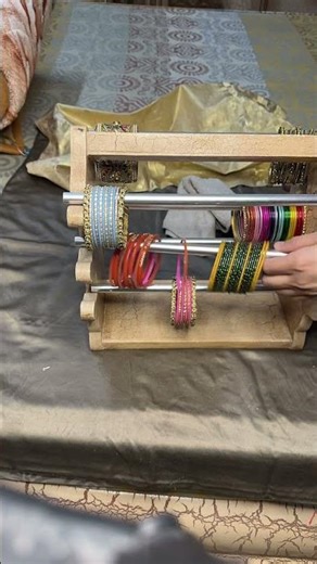 Let’s arrange the bangles stand. #Bangles#BangleStand#Arrange#Organize#Jewellery#Jewels#Aesthetic