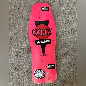 Christian Hosoi Pink Skataboard Deck by Hosoi Skateboards Lightly Used 1 Week