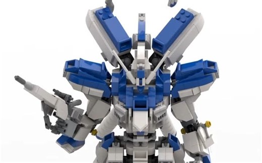 组装你的乐高机甲！乐高海牛高达动态拼搭🤖 LEGO Blue Eagle Mech MOC 😱
