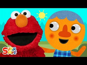 Sesame Street & Super Simple Songs Sing What's Your Name? | Kids Song | Let's Be Friends!