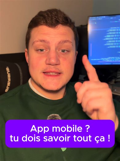 Tu dois absolument savoir tout ça si tu veux faire une application mobile ! #developer #code #ios #android