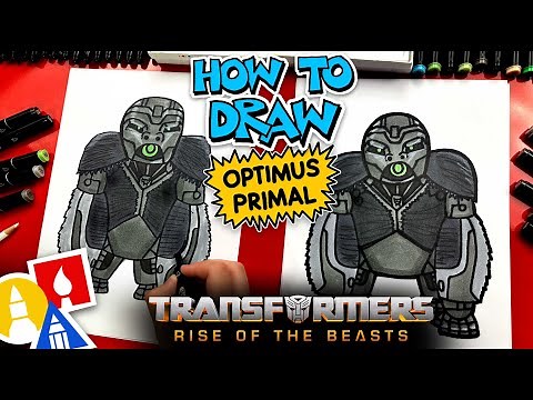 How To Draw Optimus Primal From Transformers: Rise Of The Beasts