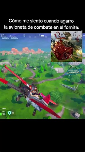 Cómo me siento al usar la avioneta en Fortnite