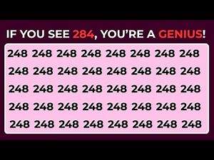 Test Your Observation Skill! Spot The Odd Numbers and Letters