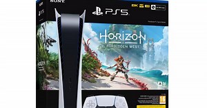 PS5 bundles with Horizon Forbidden West are available at Argos