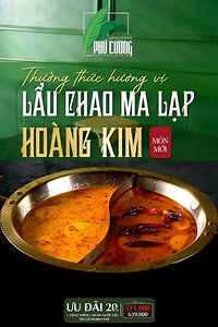 ⁉️BẠN ĐÃ NẾM THỬ BÒ TƯƠI NHÚNG LẨU CHAO CAY TÊ MA LẠP HOÀNG KIM CHỈ CÓ TẠI PHÚ CƯỜNG CHƯA💯 Chưa thì ghé 340 Bà Triệu “thẩm” ngay vì đang có ưu đãi trải nghiệm GIẢM 20% cho set 4 - 6 người chỉ còn #511k TẶNG thêm 1 ngăn nước lẩu ngon bất kỳ đó. ✅ Ghim lại ưu đãi cho tiệc tùng tất niên - tân niên: 🌿 Ưu đãi 20% tặng nước lẩu set 6 món (gồm 3 loại thịt tươi, rau nấm và topping) chỉ áp dụng tại 340 Bà Triệu. 🌿 Các cơ sở còn lại được TẶNG 1 đĩa bò tươi thái tay khi gọi lẩu bất kỳ từ 2/2 - 31/3/2026