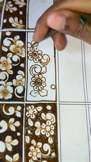 Mehendi Cutwork tutorial #banglamehndiclass #mehndi #hennacourse #hennatraining #shortvideo #short