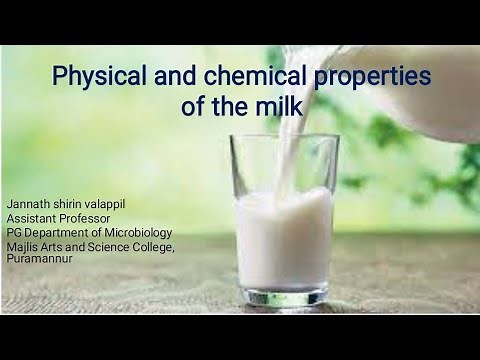 Physical and Chemical Properties of the Milk/ Composition of milk/ Microorganisms/ Processing